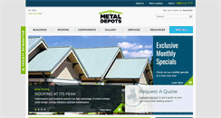 Desktop Screenshot of metaldepots.com